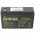 KungLong WP1224W 12V 6Ah F2 6,3mm Faston Akkumul�tor AGM �lom-zsel�s