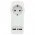 Eurocsatlakoz� aljzat 2 db USB kimenettel, max. 3000 mA USB t�lt�si �rammal, feh�r sz�n�