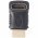 HDMI jobb sz�g� adapter HDMI A dug� HDMI A aljzat aranyozott �rintkez�k kompakt