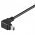 Aut�s Mini-USB t�lt�k�bel 5V 1000mA 1m der�ksz�g� csatlakoz� fekete