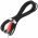 Audio-video k�bel 3,0m 3,5mm sztere� dug� 2x RCA (cinch) dug� fekete