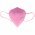 20db/csomag FFP2 v�d�maszk pink 5-r�teg� DIN EN1492001+A12009