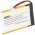 Helyettes�t� Akkumul�tor Philips DECT telefon S9A S9A/34 S9A/38 S9H SL-422943 3,7V 500-550mAh Li-Ion