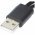 Keeppower USB eloszt� Type-A 2x Micro-USB 0,25m 2,1A