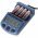 Technoline BC1000 gyorst�lt� LCD kijelz�vel Akkumul�tor 4x AA Mignon ceruza 2700mAh adapter t�ska NiMH NiCd