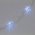 Lotti Brilly h�pelyhes LED f�nyf�z�r 38066 hidegfeh�r 10LED 0,45m 2xLR44