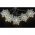 EGB LED h�pehely dekor�ci�s f�nyf�z�r 10LED melegfeh�r id�z�t� 1,4m elemek n�lk�l