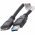 Adatk�bel USB A - Micro-USB 3.0 B 1,0m fekete