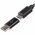 Adapter Micro-USB 2.0 aljzat USB Type C (USB-C) dug� fekete