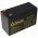Helyettes�t� Akkumul�tor Steripower 12V 7,2Ah WP7.2-12A MP7.2-12 6,3mm Faston Pb AGM