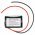 Helyettes�t� Akkumul�tor v�szvil�g�t�s 4,8V 2100mAh F2x2 A 200mm k�bel NiMH