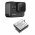 Helyettes�t� kamera Akkumul�tor GoPro Hero 5 AHDBT-501 900mAh 3,47Wh