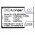 Helyettes�t� gps Akkumul�tor Zoomax Snow R001710000 navig�tor 1700mAh 6.29Wh 3.7V