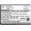 Helyettes�t� telefon Akkumul�tor BLU Dash JR K C654405140T 1000mAh 3.7Wh 3.7V