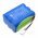 Helyettes�t� orvosi eszk�z Akkumul�tor Drager PSS Merlin 33 51144 3800mAh 27.36Wh 7.2V