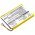 Helyettes�t� m�dialej�tsz� Akkumul�tor iRiver U10 KPPJFGB6 720mAh 3.7V 2.66Wh
