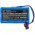Helyettes�t� zsebl�mpa Akkumul�tor Koehler Lighthawk LED 9B-1962-1 5200mAh 38.48Wh
