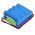 Helyettes�t� blokkol��ra Akkumul�tor Time Clock Acroprint ES900 580108000 2000mAh 19.2Wh
