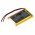 Helyettes�t� vezet�k n�lk�li f�lhallgat� Akkumul�tor AKG N90Q P803050 1200mAh 4.44Wh