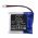 Helyettes�t� vezet�k n�lk�li f�lhallgat� Akkumul�tor GEB852528P 3.7V 400mAh 1.48Wh Li-ion