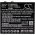 Helyettes�t� vezet�k n�lk�li f�lhallgat� Akkumul�tor HME BP800 Beltpack C10326 2000mAh 9.6Wh