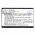 Helyettes�t� telefon Akkumul�tor Cricket Crosswave 1100mAh 4.07Wh 3.7V