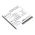 Helyettes�t� telefon Akkumul�tor TCL A986 CAB32A0001C1 1650mAh 6.11Wh