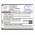Helyettes�t� telefon Akkumul�tor Philips Xenium W8555 AB3300BWMC 3300mAh 12.54Wh Li-Ion 3.8V