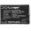 Helyettes�t� telefon Akkumul�tor ZTE Nubia N1 Li3849T44P6h956349 4900mAh 18.87Wh Li-Ion 3.85V