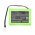 Helyettes�t� m�r�m�szer Akkumul�tor IND221 GP380AFH6YMXZ 3600mAh 25.92Wh 7.2V