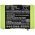 Helyettes�t� zsebl�mpa Akkumul�tor 3715Z0 3765-301-000 1500mAh 7.2Wh