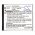 Helyettes�t� vezet�k n�lk�li Akkumul�tor headset RP-WFG20 1588-8452 600mAh 2,22Wh