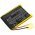 Helyettes�t� m�dialej�tsz� Akkumul�tor Sansa Clip Sport SDMX24 220mAh 0.81Wh 3.7V