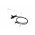 Helyettes�t� f�lhallgat� GES-B4 vez�rl�egys�ghez 3,5mm jack ferde 60cm textilk�beles
