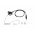 Helyettes�t� f�lhallgat� GES-B4 lock t�pus� 3,5mm jack egyenes 45cm sima k�bel