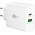 Goobay Multi Fast Charger 65W USB-C PD GaN dupla gyorst�lt� feh�r 1xUSB-C 1xUSB-A