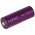 Efest Purple IMR18500 Akkumul�tor lila 3.7V, 1000mAh, �rintkez� fejjel, v�delmi elektronika n�lk�l