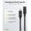 USB-C 3.2 hosszabb�t� k�bel, 1m , fekete
