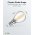 Goobay E14 LED filament mini g�mb 4W meleg feh�r nem dimmelhet�