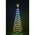 LED karcsonyfa fnyfzrrel s csillaggal, 1.5 m, beltrre, idzts