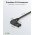 Goobay 90� Euro t�pk�bel 5m 2x0,75mm2 Eurostecker Typ C CEE 7/16 C7 90� fekete