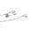 OTB T�lt� �s adatk�bel Micro USB sz�vetborit�ssal, 90 fokos fejjel, 1m feh�r