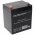 Multipower MP5.4-12B 12V 5,4Ah 6,3mm Faston Akkumul�tor AGM �lom-zsel�s
