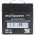 Multipower MP1-6 6V 1000mAh Faston 4,8mm Akkumul�tor AGM �lom-zsel�s