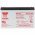 Yuasa NP12-6 6,0V 12Ah Faston 6,3mm Akkumul�tor AGM �lom-zsel�s