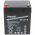Exide Powerfit S312/4S 12V 4,5Ah Akkumul�tor 4,8mm Faston AGM �s �lom-zsel�s