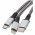 Heitech univerz�lis 3in1 t�lt�k�bel Apple/USB-C/Micro-USB 1m 5V 2A TPE alum�nium