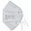 2db/csomag FFP2 v�d�maszk 5-r�teg� szelepes n�lk�l DIN EN1492001+A12009