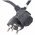 H�l�zati k�bel Sv�jci dug� Typ J IEC C13 2m fekete NK 122 S-200