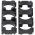 Keeppower t�vtart� h�rom 18mm cell�hoz 62mm (18350,18500,18650)